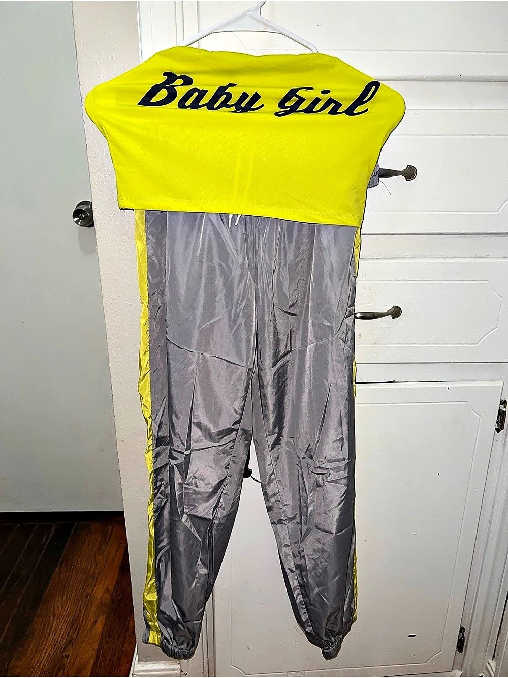 Baby Girl Yellow & Gray Like New